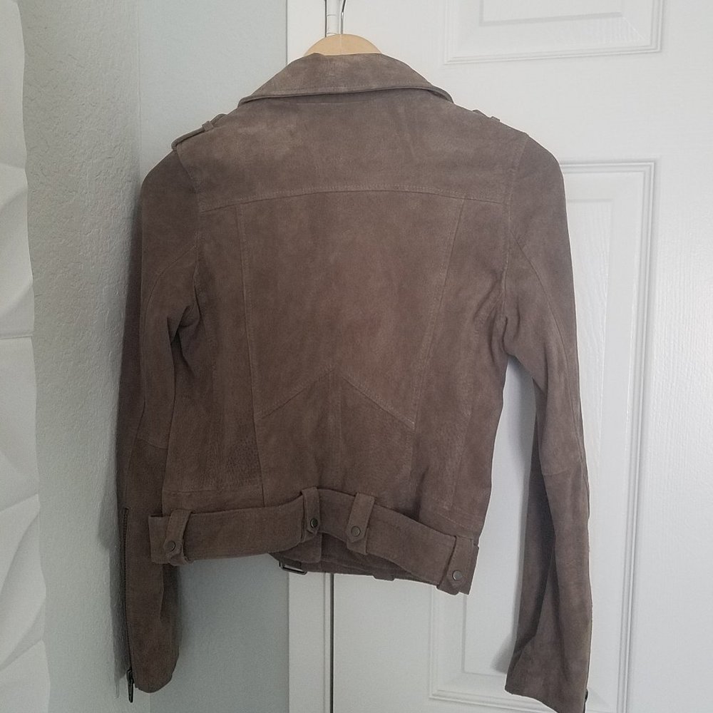 EUC Blank NYC suede jacket, Small, french taupe - Picture 3 of 8